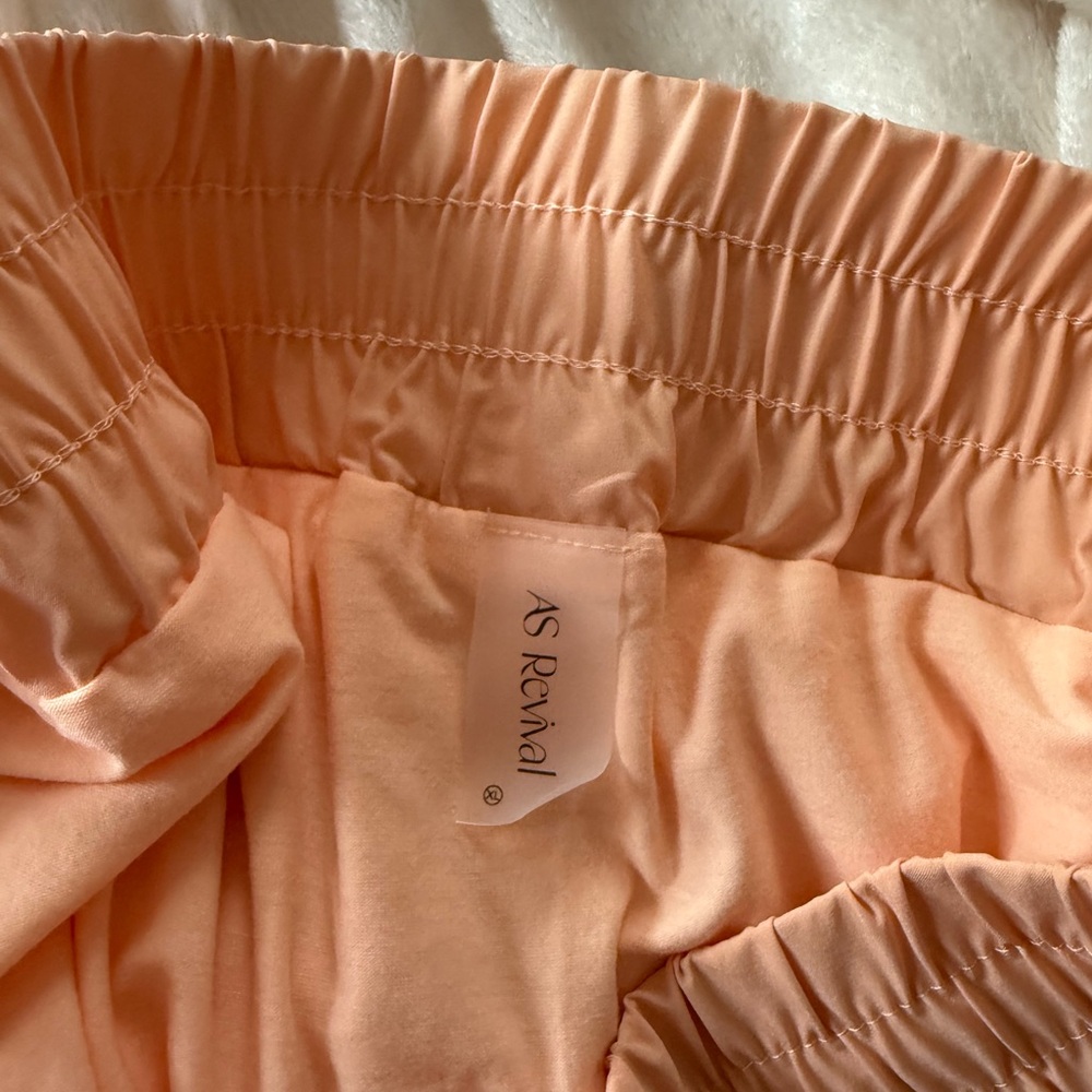 NWT Altar'd State Peach Athletic Shorts with Elastic Waistband - Picture 6 of 10